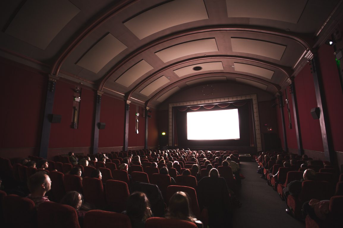 A crowded theater