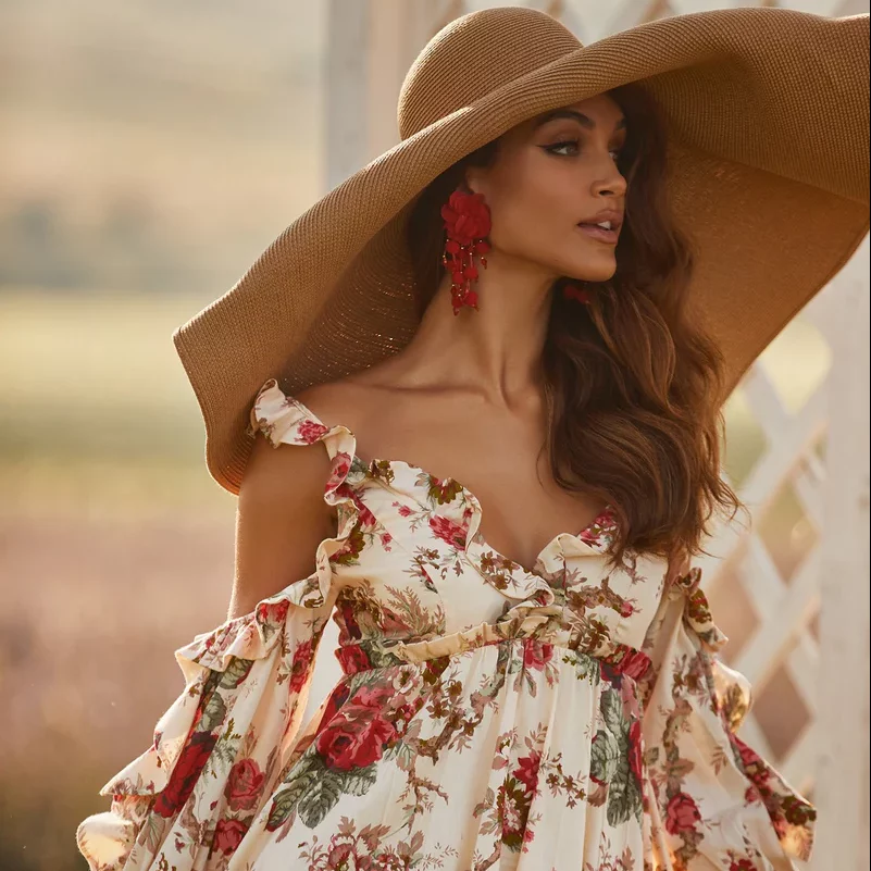 floral summer dress
