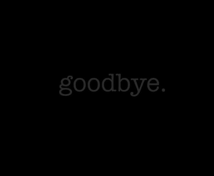 goodbye poem
