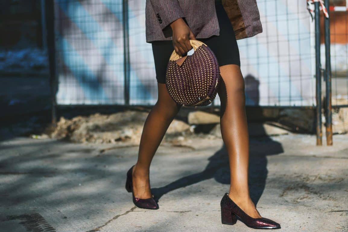 close up shot of a business casual dressed woman